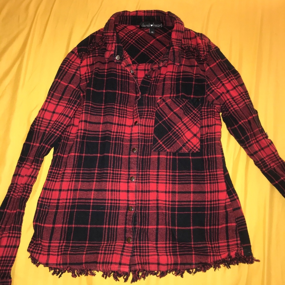 Plaid snap down
